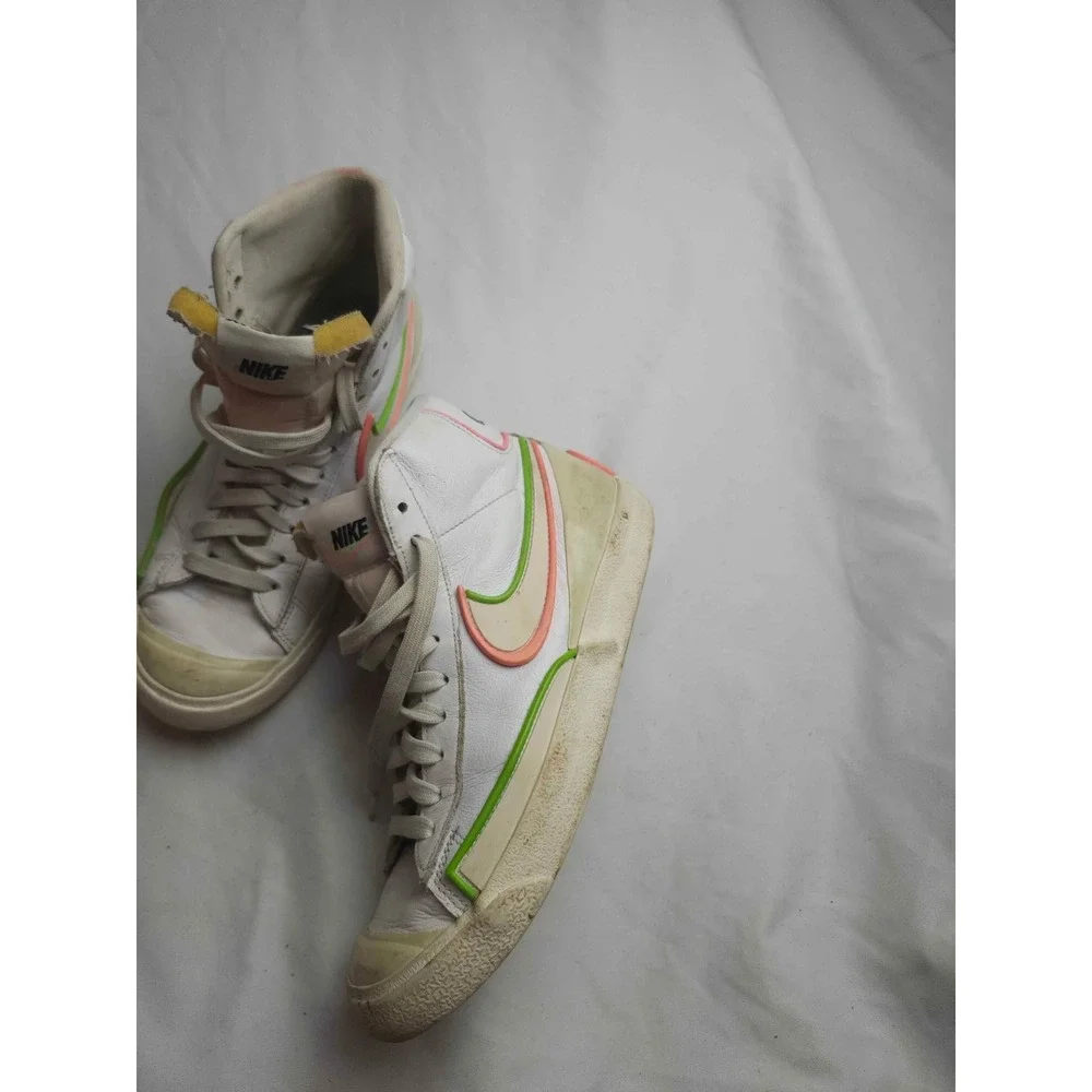 Nike Blazer Mid 77‎ D/MS/X White Neon Pink Lime Green DC1746-100 Mens 7